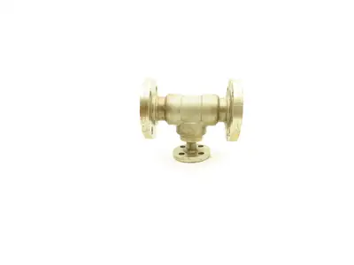 Enlin A/SA182F 316L Stainless Reducing Tee 2"x2"x 3/4" Flanged Pipe Adapter
