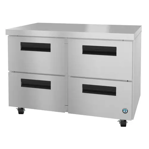Hoshizaki UF48B-LPD4 48" Steelheart Undercounter Freezer w/ (2) Sections & (4) Drawers, 115v
