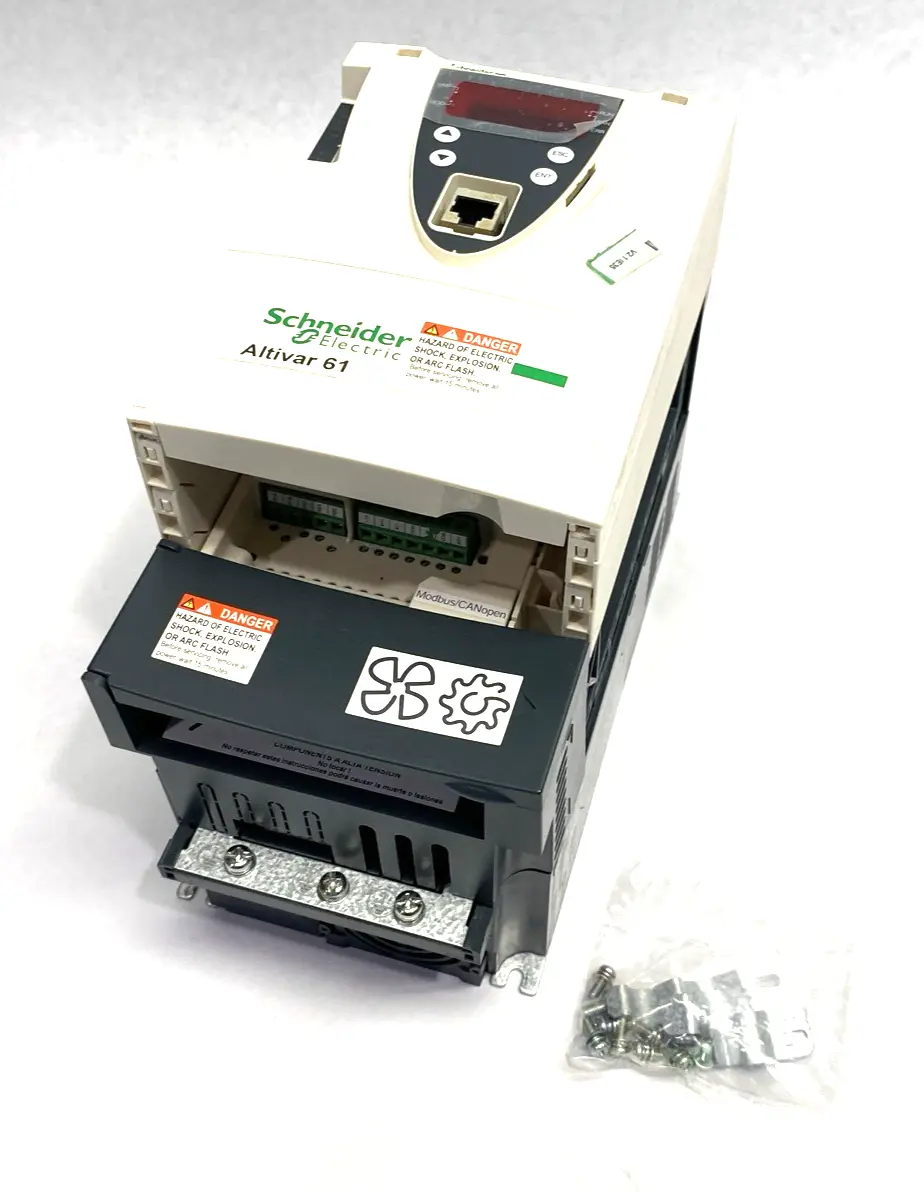 USED TELEMECANIQUE, SCHNEIDER ELECTRIC ALTIVAR 61 VFD 1.5KW 2HP 3-PHASES