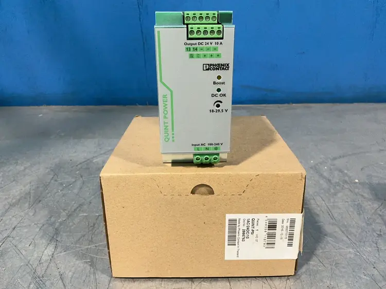 Used 2016 PHOENIX CONTACT QUINTPS/1AC/24DC/10 DIN Rail Power Supplies Ohio US | HGR 24 #1463319