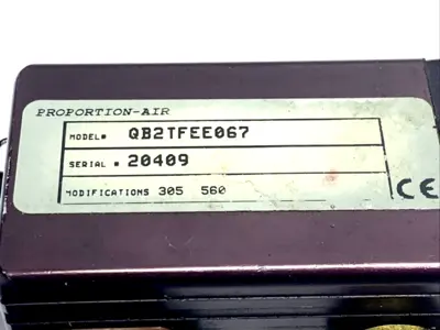 QB2TFEE067 | Proportion-Air  Electronic Pressure Regulator - Used