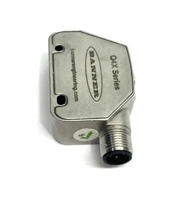USED BANNER ENGINEERING IO-LINK RUGGED LASER DISTANCE SENSOR, ADJUSTABLE FLD 97341