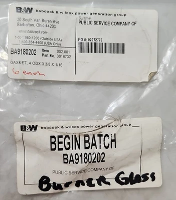 NEW BABCOCK & WILCOX 3016732