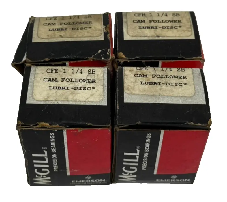 LOT OF 4 NEW MCGILL CFE 1-1/4 SB CAM FOLLOWERS