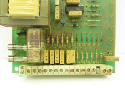 Static Control Systems LED6+1M M081/1 SCS Circuit Board PCB 110 VAC 6 Led Relay