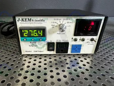 USED J-KEM SCIENTIFIC 210 TIMER TEMPERATURE CONTROLLER 120 VAC, 1200 WATTS