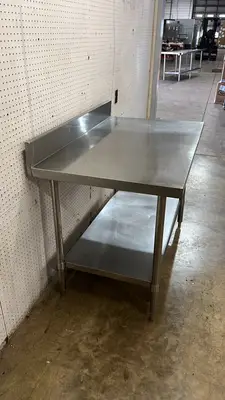 Used Falcon Restaurant Supply, Inc. Used 48" x 30" Stainless Steel Table - TH6 Food Prep Tables Illinois US | Falcon Restaurant Supply #1373545
