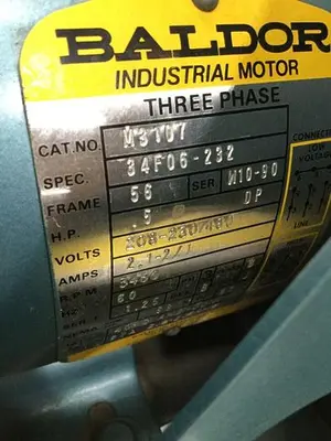 USED BALDOR M3107