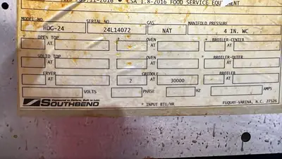 Used Southbend _UNKNOWN_ Commercial Flat Top Griddles Illinois US | Falcon Restaurant Supply #1483096
