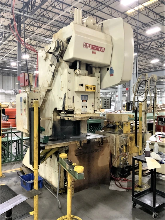 Used 1987 BLISS BLISS C-110 PRESS O.B.I. Presses | Alma Machinery #899055