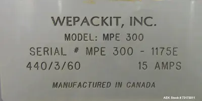 USED WEPACKIT 1175 E
