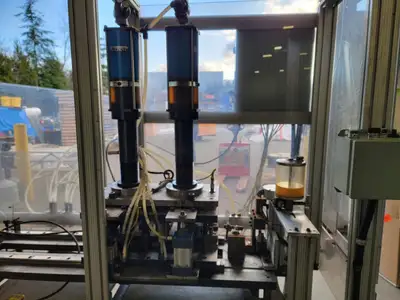 Pneumatic Aluminum Punching Machine 120 V 1-ph