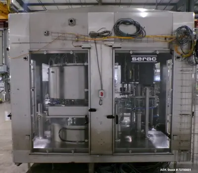Used SERAC 18/6 Bottle Fillers Illinois US | Aaron Equipment #1355232