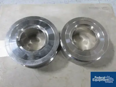 USED Freund-Vector Freund-Vector 150 mm Diameter x 60 mm Faced Rolls