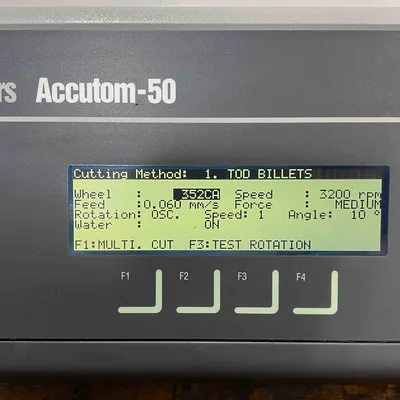 Item# L195 Struers Accutom-50 Precision Saw