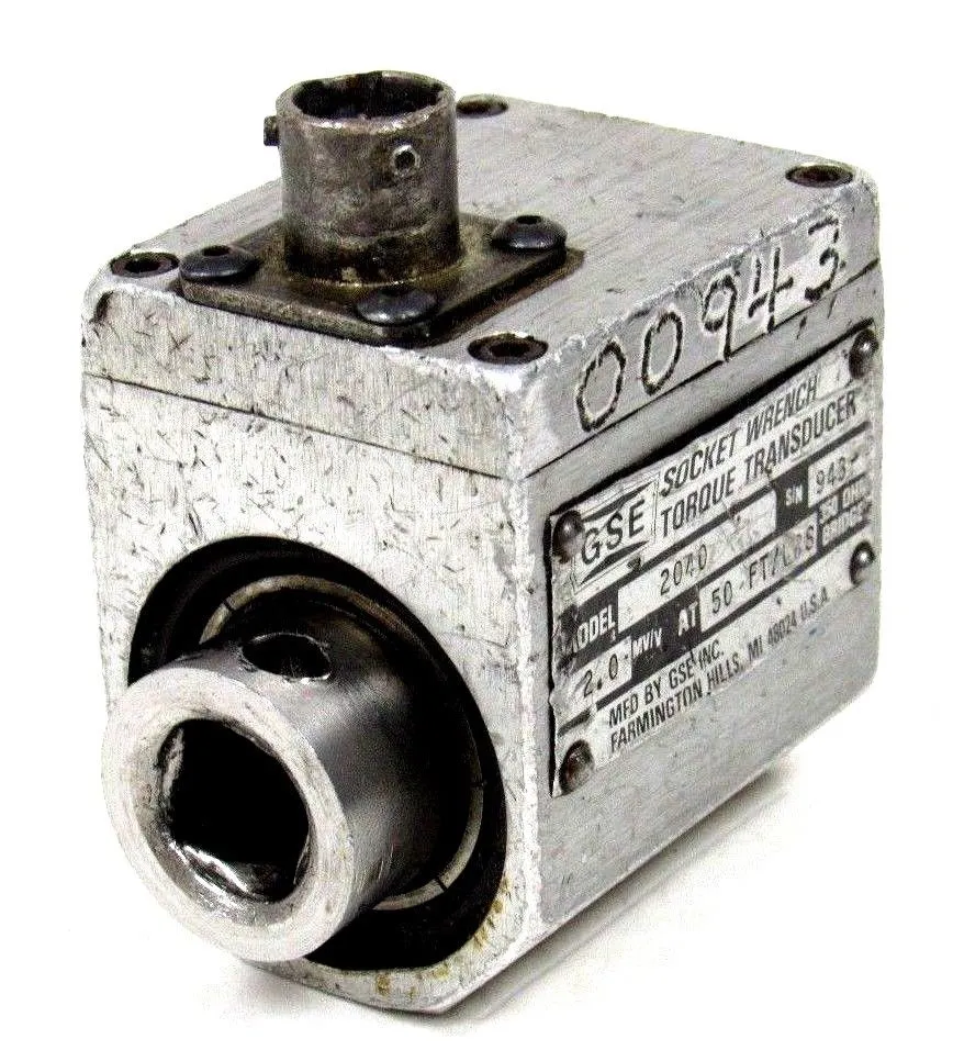 USED GSE 2040 SOCKET WRENCH TORQUE TRANSDUCER
