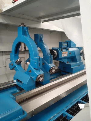 L & L 
			CNC FLAT BED BIG BORE LATHE