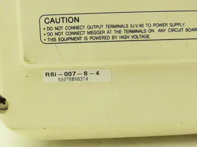 Benshaw RSI-007-S-4 Variable Speed VFD AC Drive 7.5Hp 460V 3PH S Series