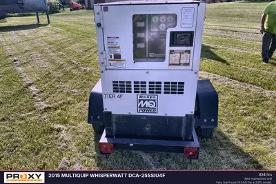 Used 2015 MULTIQUIP WHISPERWATT DCA-25SSIU4F Portable Generators Wisconsin US | Proxy Equipment #1385028