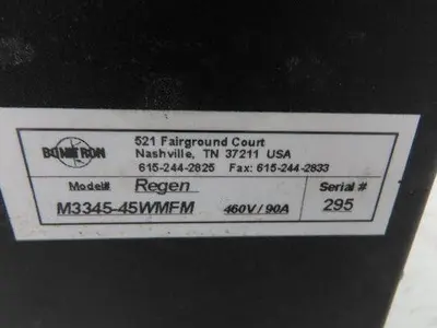 Bonitron M3345-45WMFM AC Line Regeneration Module 3Ph 480VAC 90A Master/Slave