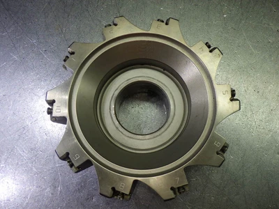 Iscar 5" Indexable Facemill 1.5" Arbor F90LN D5.00-10-1.50-R-N11 (LOC3262)