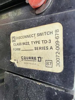 USED SQUARE D H-60-SV