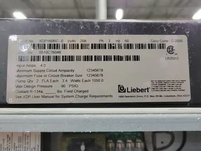 USED LIEBERT XDP160RC-0