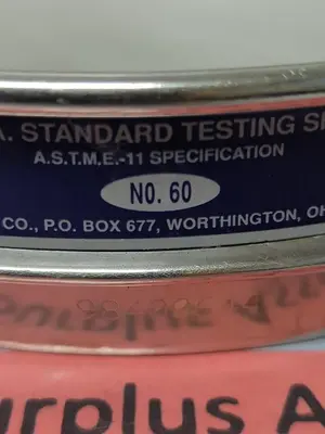 Used USA STANDARD NO.60 Sieves & Sieve Shakers Ohio US | Surplus Asset Holdings #1246661