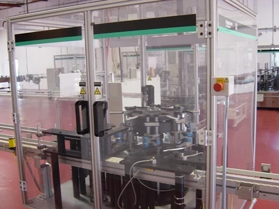 Hoppmann, filling & capping line, 8-station, conveyor control