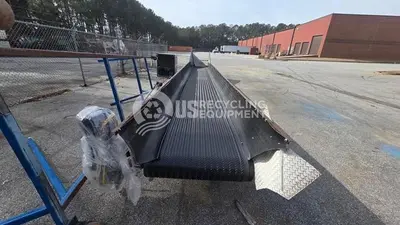 USED HARRIS HLO12HD WIDE MOUTH HORIZONTAL WITH CONVEYOR
