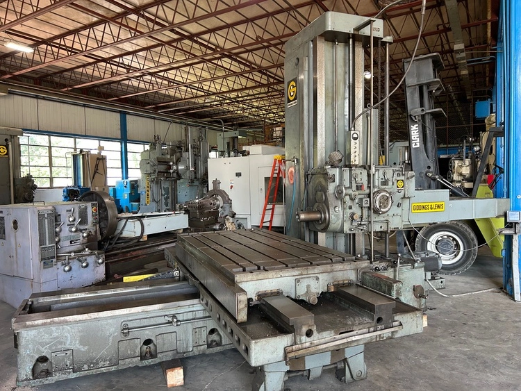 5" GIDDINGS & LEWIS Table Type HBM, 1977