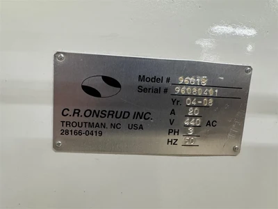 Used 2008 C.R. ONSRUD "96C18" CNC Routers North Carolina US | MachineryMax #1352175