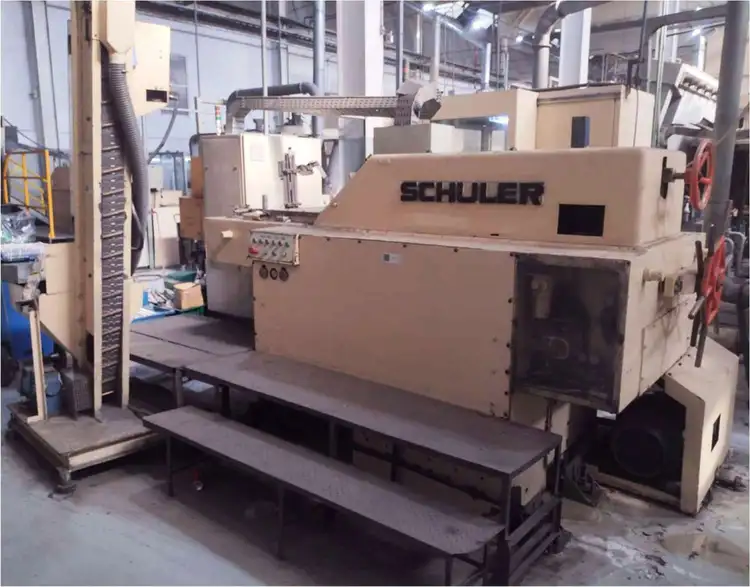 Used SCHULER Aerosol Monobloc Can Making Line Liquid & Paste Complete Packaging Lines North Carolina US | H.E. Phipps Co. Inc. #797974