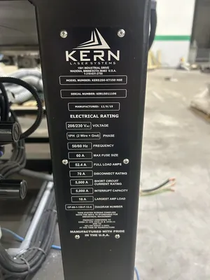 Used 2015 KERN LASER SYSTEMS HSE KER5250-KT150 Laser Cutters Georgia US | The Equipment Hub #1462632
