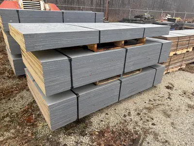 8' X 4'-6" LONG PLYWOOD FLOOR BOARDS WITH ANTI-SLIP RESIN COVERING: YOBRO #24878