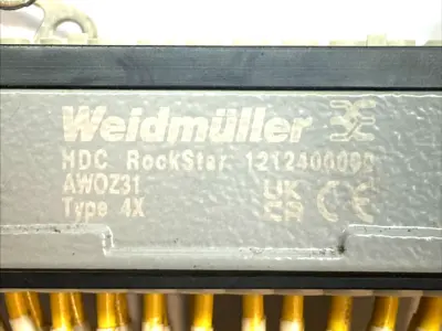 USED WEIDMÜLLER HDC 24B ABU HEAVY‑DUTY RECTANGULAR HOUSING