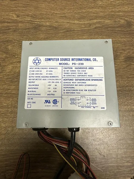 Used COMPUTER SOURCE INTERNATIONAL PS-230 AC/DC Power Supplies Ohio US | Surplus Asset Holdings #1246178
