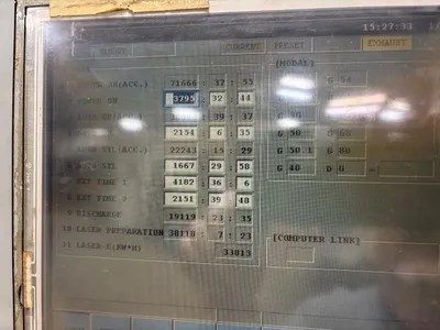 2001 MITSUBISHI ML-3015LVP Lasers, CNC | Westbrook Engineering (10)
