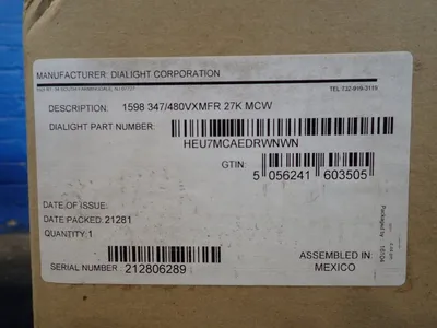 Used DIALIGHT NOHEU7MCAEDEWNWN Lighting Ohio US | HGR 24 #1064930