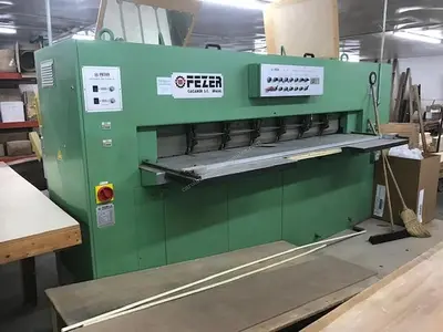 USED 1987 FEZER JAT 21MF CROSS FEED VENEER SPLICER