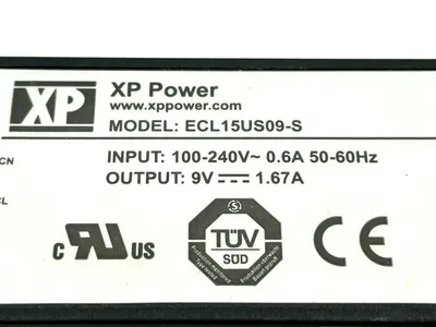 ECL15US09-S | XP Power  Enclosed AC DC Converter - New Other