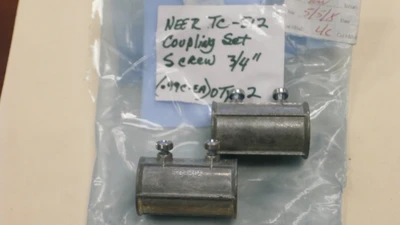 Used TC-512 2-Screw 3/4" NEER Coupling Set (QTY 2)