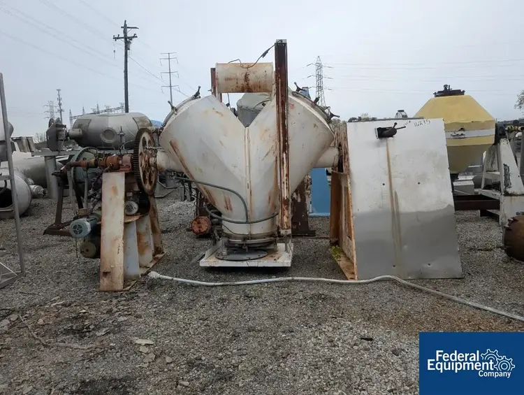 Used Gemco 20 Cu Ft GEMCO Twin Shell Formulator, S/S Dryers Ohio US | Federal Equipment Company #129948
