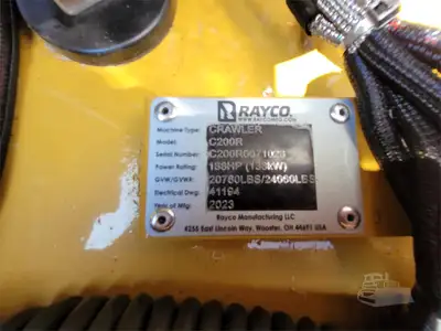 New | in-Stock 2023 RAYCO C200R Forestry Grinders Florida US | National Equipment Dealers #1422901
