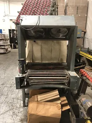 USED SHANKLIN BUNDLER AND OVEN 30" SEAL BAR BUNDLER MODEL: B 2BB TUNNEL MODEL: T_8PR SHANKLIN BUNDLER AND OVEN 30" SEAL BAR BUNDLER MODEL: B 2BB TUNNEL MODEL: T_8PR