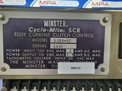 USED MINSTER SCRB-52