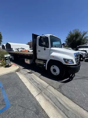 Used 2019 HINO 268 Flatbed Trucks California US | Commerce Truck Equipment Sales #1548729