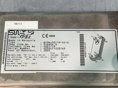 Used 2005 SWEP B10HX50/1PSCS Chemical & Process Equipment Ohio US | HGR 24 #1265822