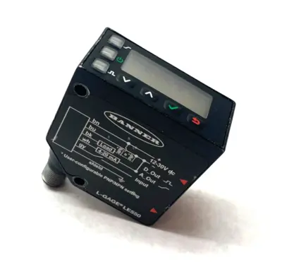 USED BANNER LASER DISPLACEMENT SENSOR RANGE: 100-1000MM M12 INTEGRAL
