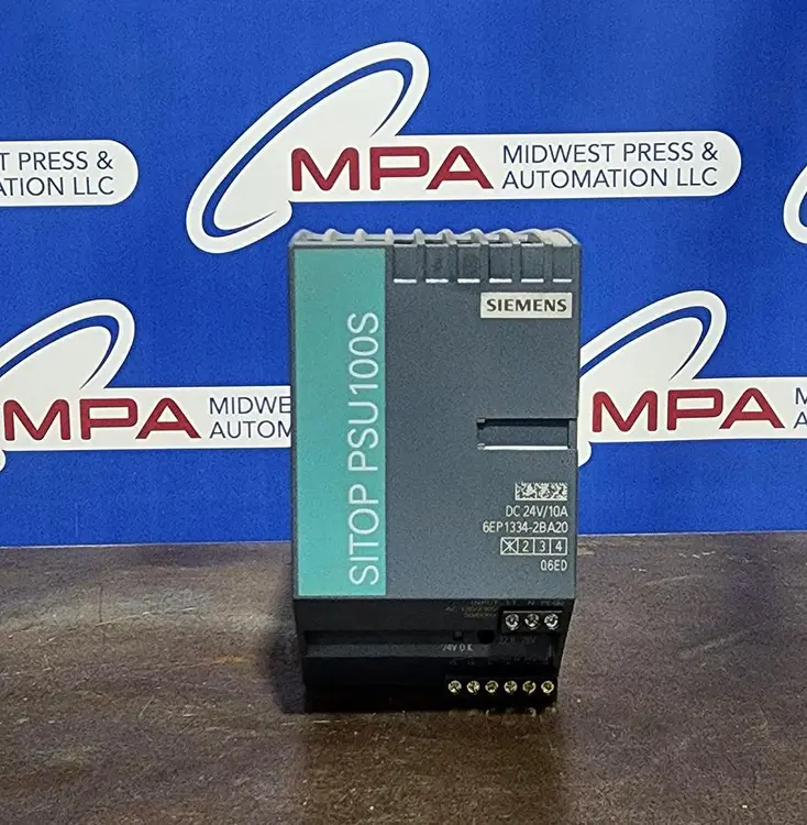 Used SIEMENS 6EP1334-2BA20 Power Supplies Michigan US | Midwest Press and Automation #577274